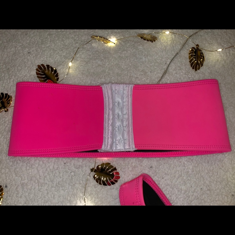Neon Pink Hoaka Swimsuit - Picture 3 of 4